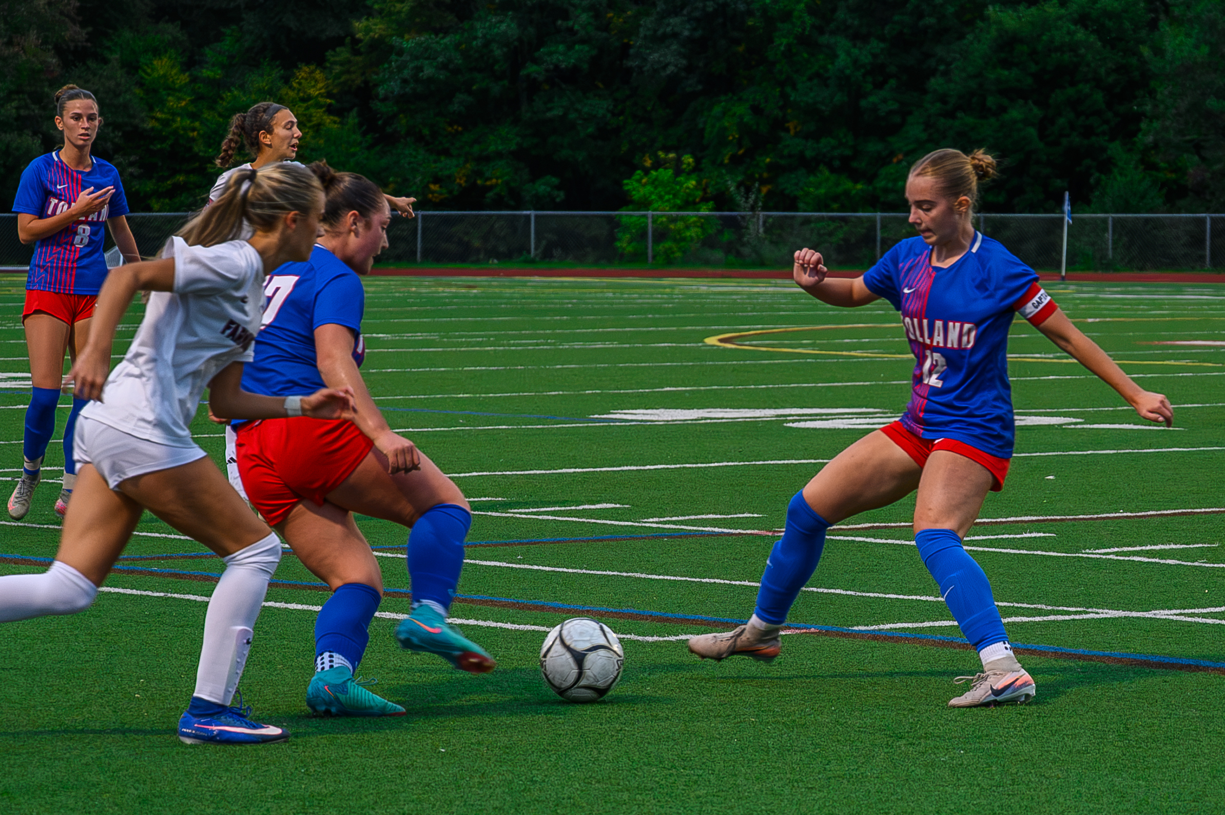 Tolland High School girls soccer game in 2026