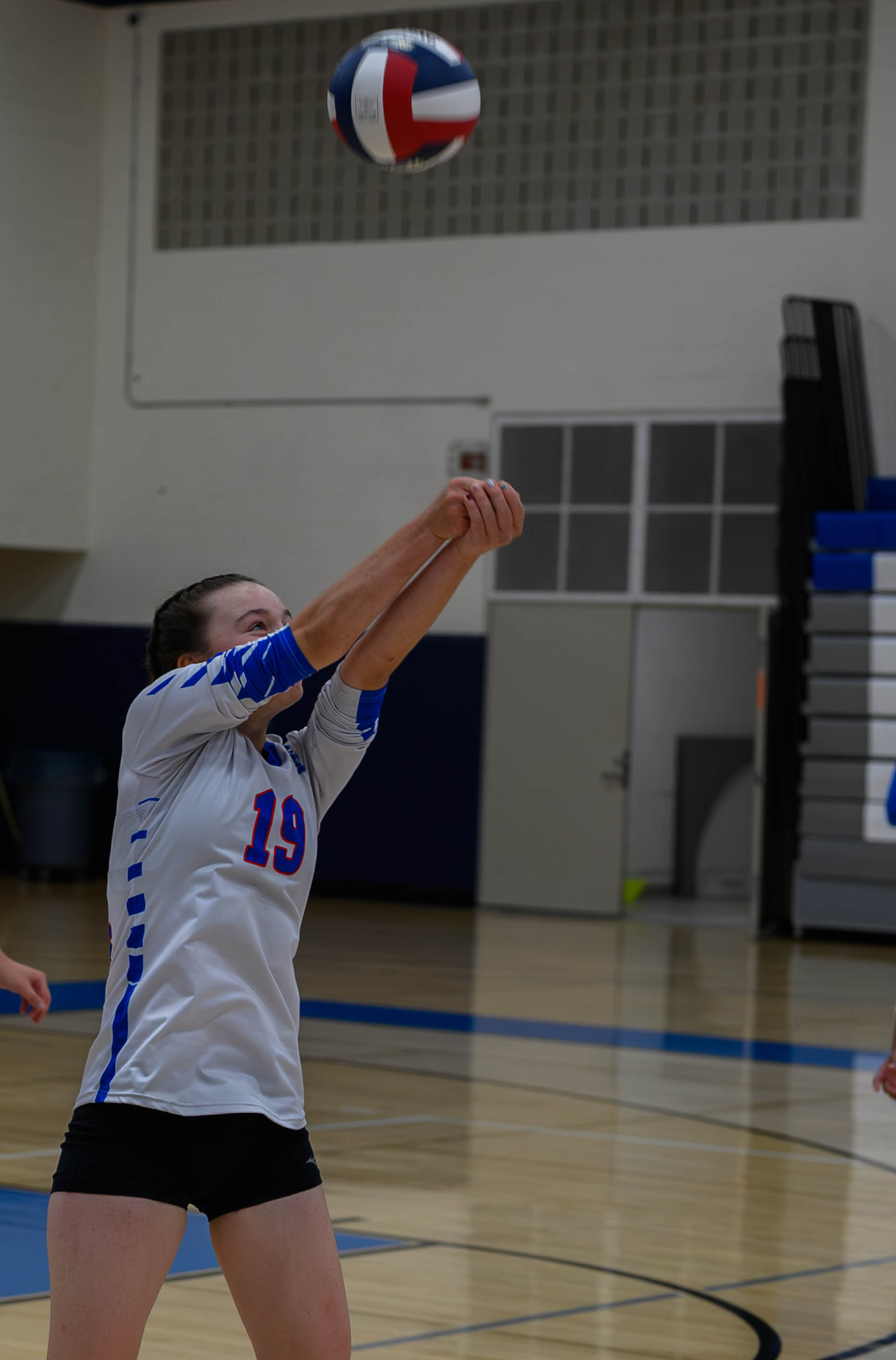 Tolland High School volleyball game in 2026